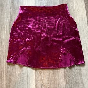 2/$5 Size M Lyaner lace “velvet” mini skirt